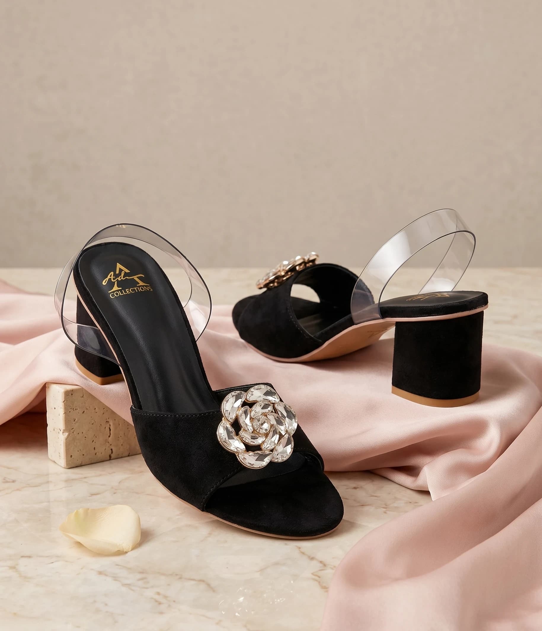 Noor Crystal Heel