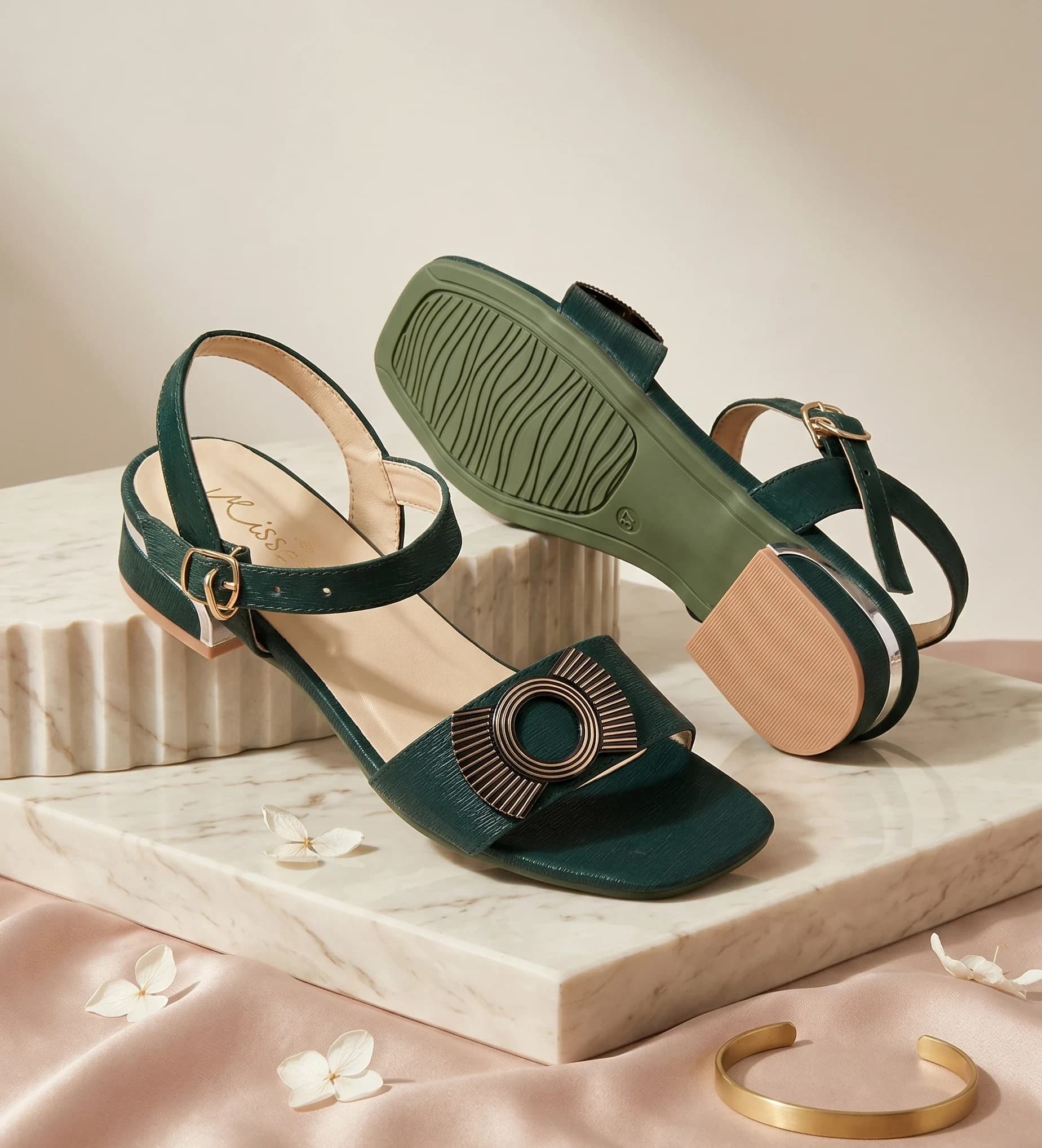 Zarminay Emerald Sandal
